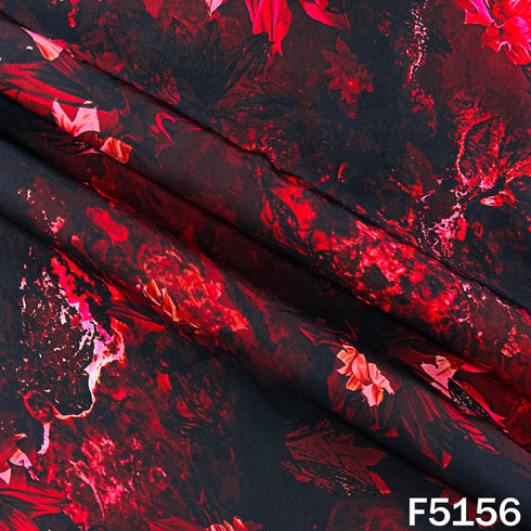 Printed Crepe Fabric - F5156